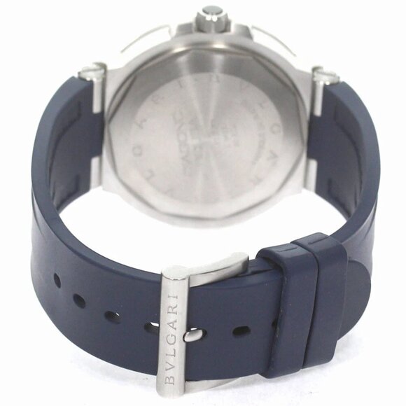 BVLGARI Diagono DP41SSD Date Navy Dial Automatic Men's Watch_824501 - Picture 6 of 6